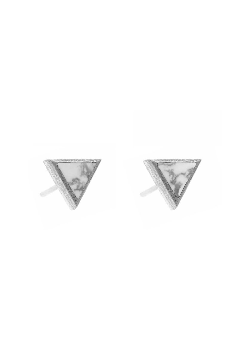 reset studs - silver earrings